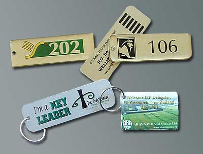 The Badge Team - Key Tag examples